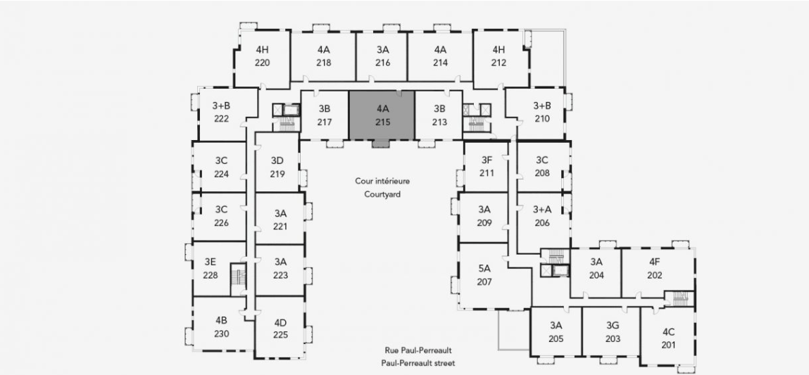 Plan de l'eétage